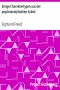 [Gutenberg 29101] • Einige Charaktertypen aus der psychoanalytischen Arbeit